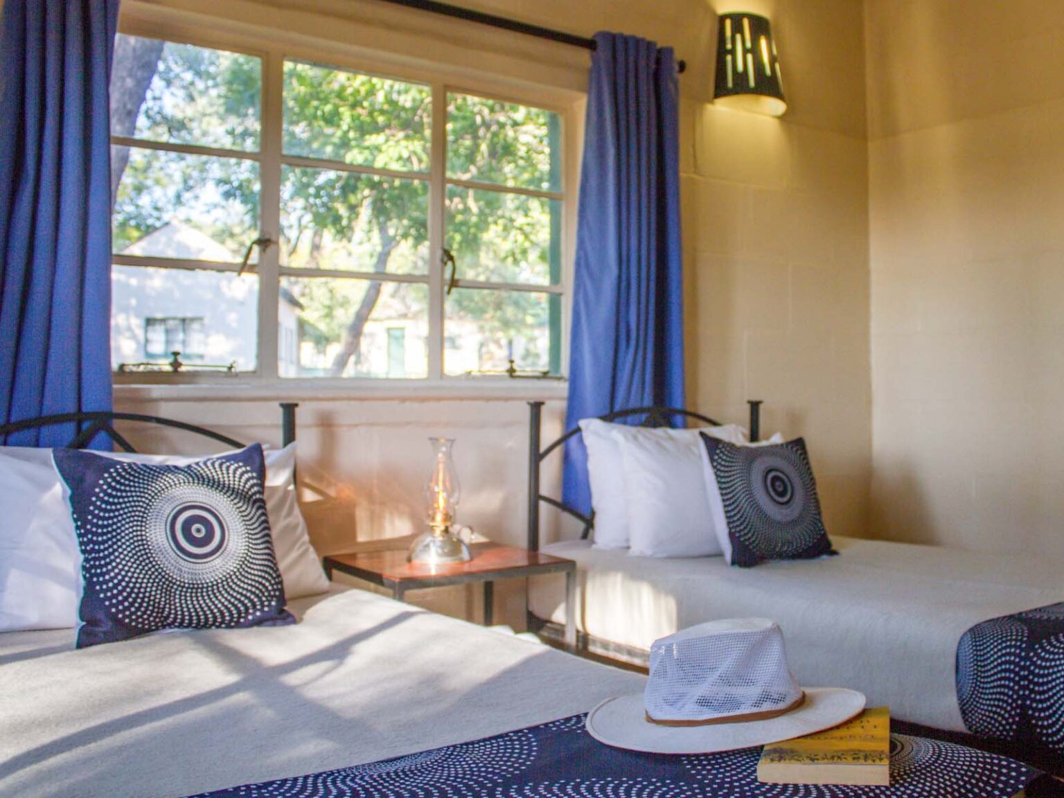 Inside a self-catering lodge at Rest Camp